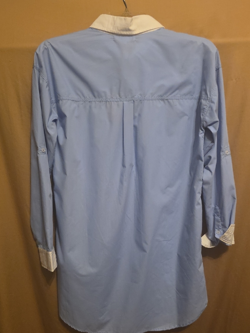 Ladies' Light Blue Oversized Shirt S - Picture 3 of 3